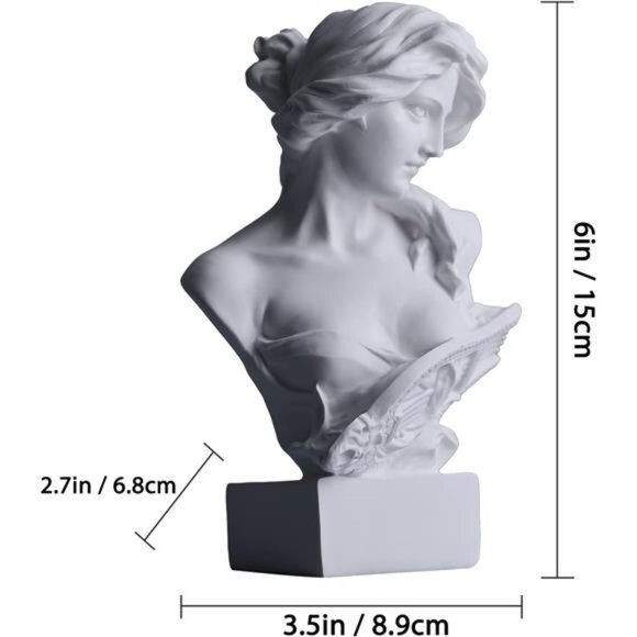 Artemis Bust Statue Decor - Picture 2 of 7